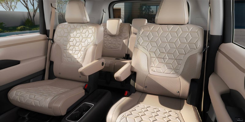 The interior of the 2025 Nissan Armada in Pompano Beach, FL